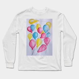 Party Balloons! Long Sleeve T-Shirt